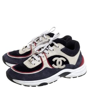 CHANEL Calfskin multicolor sneakers